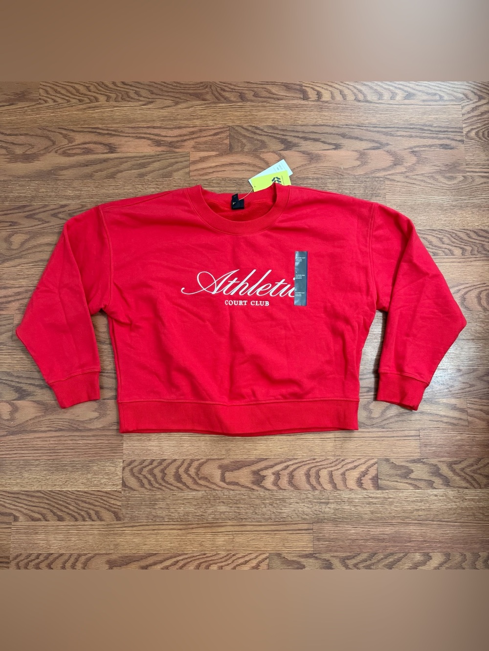 All In Motion French Terry Crewneck Sweatshirt “Athletic Club” - Picture 4 of 5